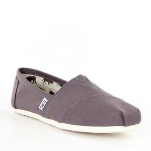 Toms Ash Canvas Classic Slip-on Shoes